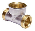 Messing T-stück 3/4" EUROKONUS x IG x 3/4" EUROKONUS