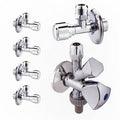 Eckventil-Set: 5 Drehknopf-Eckventile und 1 Kombi-Eckventil