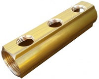 Verteiler Messing 1″ × 1/2″ – unmontiert