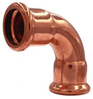 Kupfer für Wasser M Bogen 90°