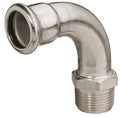 Bogen 90° AG Edelstahl M