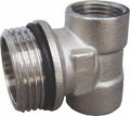 Endanschluss für Verteiler 1″ × 1/2″ × 1/2″ – Messing vernickelt