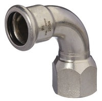 Bogen 90° IG Edelstahl M