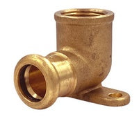 Kupfer für Wasser M Wandwinkel 90° IG