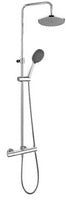 Regenduschsystem VERONA mit Thermostat und Handbrause – verchromt