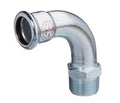 C-Stahl M Bogen 90° AG