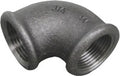 Schwarzer Guss Winkel Nr. 90 - 90° IG/IG