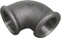 Schwarzer Guss Winkel Nr. 90 - 90° IG/IG