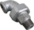 Feuerverzinkter Guss Winkelverschraubung Nr. 98 - 90° AG/IG konisch dichtend