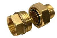 Messing Verschraubung AG/IG mit O-Ring