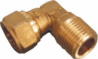 Messing Wasser-Klemmfitting Winkel AG