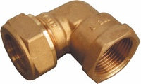 Messing Wasser-Klemmfitting Winkel IG