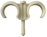 Dübelhaken doppelt aus Nylon – 14 bis 30 mm, 250 Stück