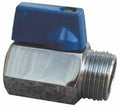 Mini-Kugelhahn A/I blau